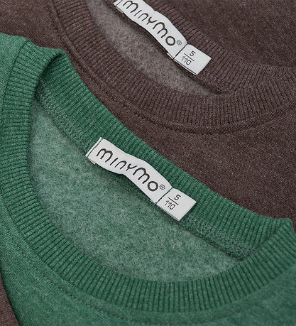 Minymo Sweatshirt - 2-pak - Hunter Green