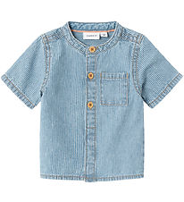 Name It Skjorte - NbmLeo - Light Blue Denim Name It Skjorte - NbmLeo - Light Blue Denim