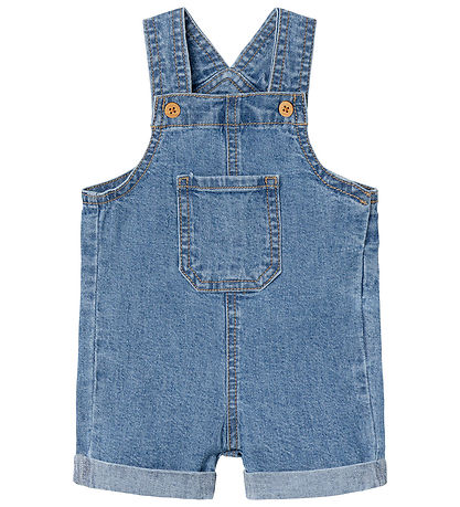 Name It Smækbukser - Hør/Bomuld - NbmLou - Medium Blue Denim Name It Smækbukser - Hør/Bomuld - NbmLou - Medium Blue Denim