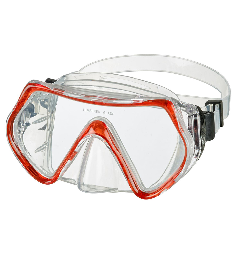 BECO Duikmasker - Bibione 12+ - Rood - BECO - OneSize - Duikbrillen