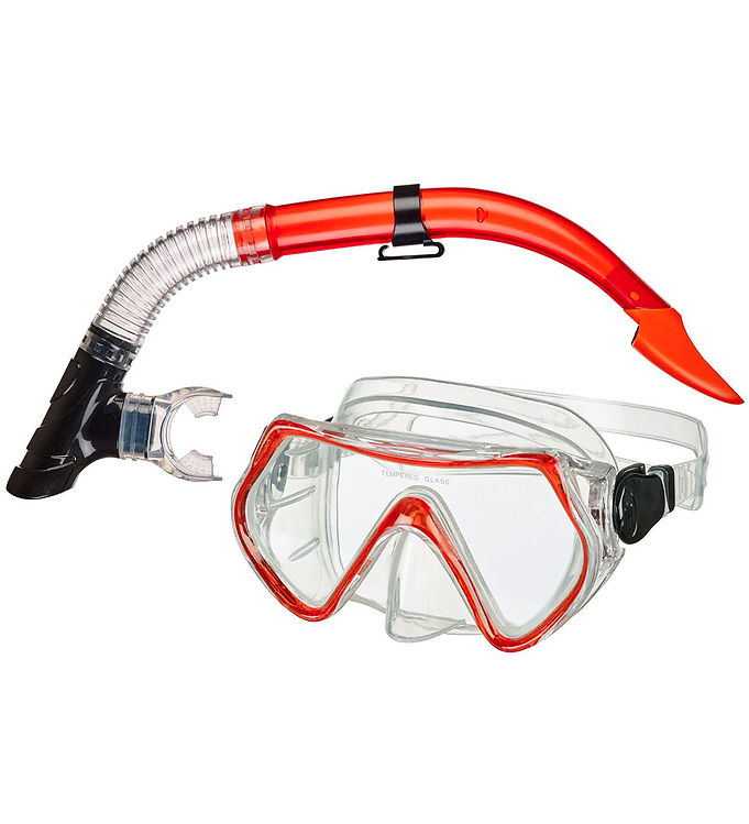 Beco Combo snorkelsæt til junior (fra 12 år) - Bibione - Rød