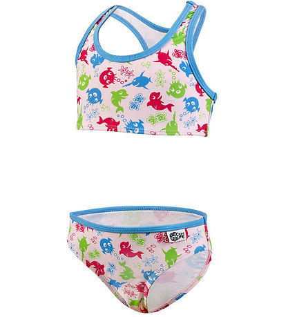 BECO Bikini - Sealife - UV50+ - Rosa/Multifarvet BECO Bikini - Sealife - UV50+ - Rosa/Multifarvet