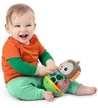 Bright Starts Activity Toy - Haps' and Shake - Monkey-Oball Bright Starts Activity Toy - Haps' and Shake - Monkey-Oball