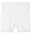 Name It Cykelshorts - NmfVista - Bright White m. Blonder