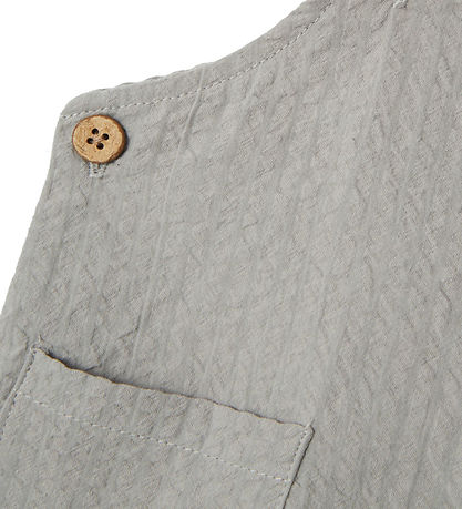 Lil' Atelier Overalls - NbmHoman - Limestone w. Structure