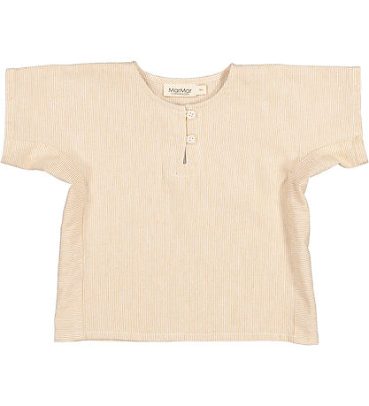 MarMar Skjorte k/æ - Tomba - Dijon Stripe MarMar Skjorte k/æ - Tomba - Dijon Stripe