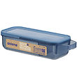 Sistema Madkasse - Slide And Snack - 445 ml - Blå Sistema Madkasse - Slide And Snack - 445 ml - Blå