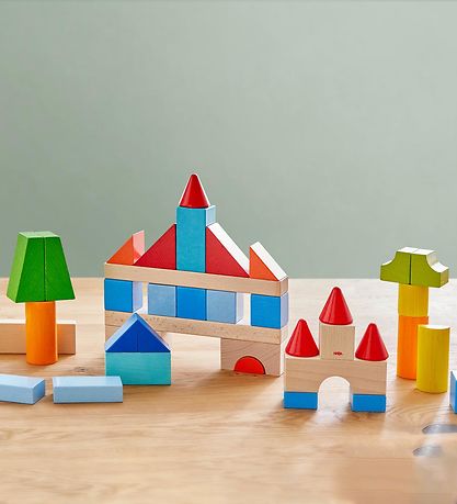 HABA Byggeklodser - Træ - My First Building Blocks - 46 stk