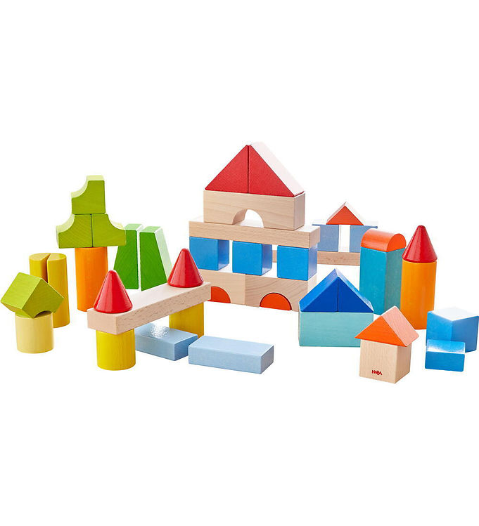 HABA Byggeklodser - Træ - My First Building Blocks - 46 stk