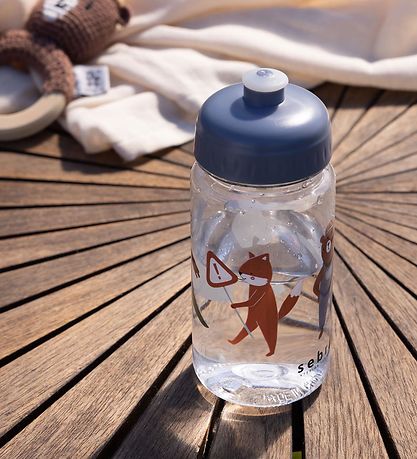 Sebra Drikkedunk - 425 ml - Busy Builders - Blå