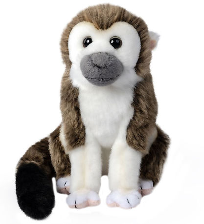 Living Nature Bamse - 17x10 cm - Dødningehovedabe - Brun/Hvid Living Nature Bamse - 17x10 cm - Dødningehovedabe - Brun/Hvid