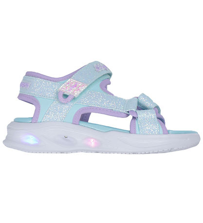 Skechers Sandaler m. Lys - Sola Glow - Light Blue Lavender Skechers Sandaler m. Lys - Sola Glow - Light Blue Lavender