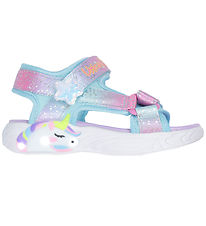 Skechers Sandaler m. Lys - Unicorn Dreams - Purple Multicolor Skechers Sandaler m. Lys - Unicorn Dreams - Purple Multicolor