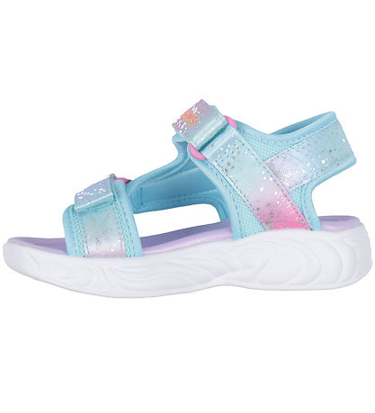 Skechers Sandaler m. Lys - Unicorn Dreams - Purple Multicolor