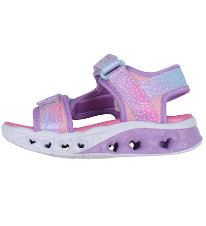 Skechers Sandaler m. Lys - Flutter Hearts - Pink Multicolor Skechers Sandaler m. Lys - Flutter Hearts - Pink Multicolor