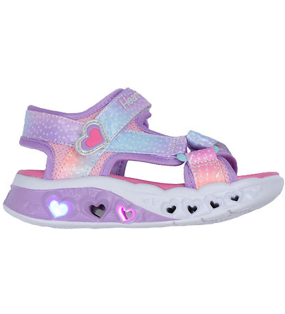 Skechers Sandaler m. Lys - Flutter Hearts - Pink Multicolor Skechers Sandaler m. Lys - Flutter Hearts - Pink Multicolor
