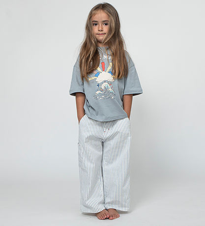 Sofie Schnoor Bukser - Blue Striped Sofie Schnoor Bukser - Blue Striped