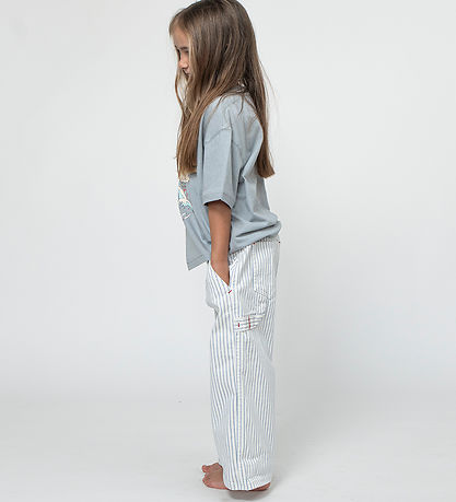 Sofie Schnoor Bukser - Blue Striped Sofie Schnoor Bukser - Blue Striped