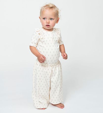 Sofie Schnoor Body k/æ - Viskose/Bomuld - Antique White