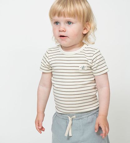 Sofie Schnoor Body k/æ - Bomuld/Viskose - Dusty Green Sofie Schnoor Body k/æ - Bomuld/Viskose - Dusty Green