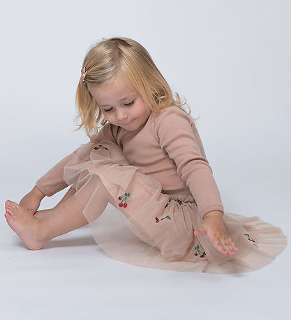 Sofie Schnoor Nederdel - Light Rose m. Kirsebær