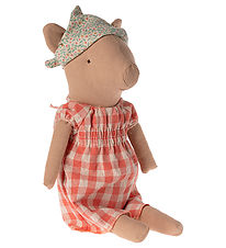 Maileg Bamse - Gris - Pige - 34 cm - Kjole Maileg Bamse - Gris - Pige - 34 cm - Kjole