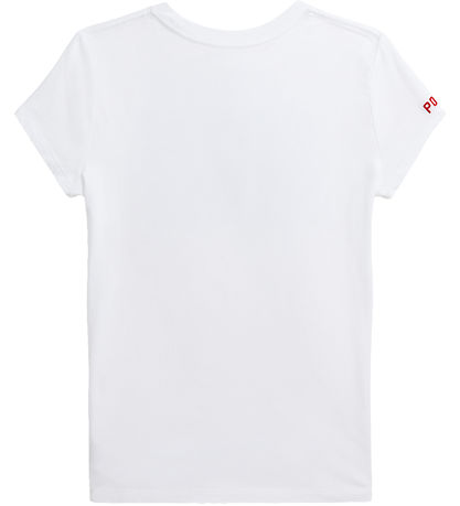 Polo Ralph Lauren T-shirt - Hvid m. Flag Polo Ralph Lauren T-shirt - Hvid m. Flag