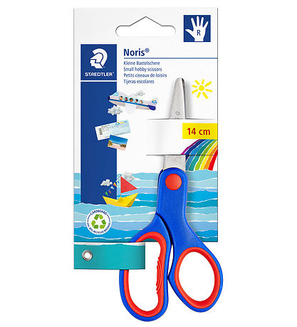 Staedtler Saks - Højrehåndet - Noris - 14 cm - Blå Staedtler Saks - Højrehåndet - Noris - 14 cm - Blå