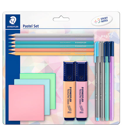 Staedtler Farvesæt - Pastel - 15 Dele Staedtler Farvesæt - Pastel - 15 Dele