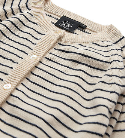 Sofie Schnoor Cardigan - Strik - Oslo - Off White Striped Sofie Schnoor Cardigan - Strik - Oslo - Off White Striped