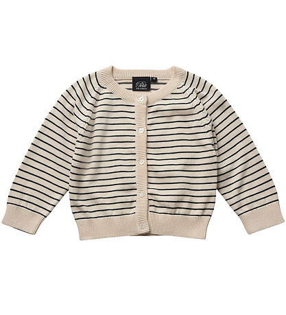 Sofie Schnoor Cardigan - Strik - Oslo - Off White Striped Sofie Schnoor Cardigan - Strik - Oslo - Off White Striped