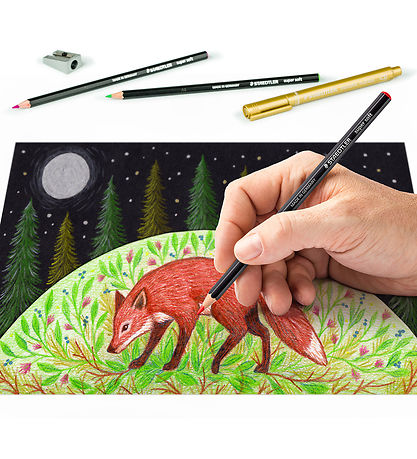 Staedtler Farvesæt - Sort/Hvid - 17 dele