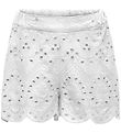 Kids Only Shorts - KogCleo - Cloud Dancer m. Hulmønster Kids Only Shorts - KogCleo - Cloud Dancer m. Hulmønster