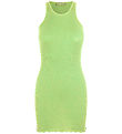 Rosemunde Kjole - Rib - Guava Green