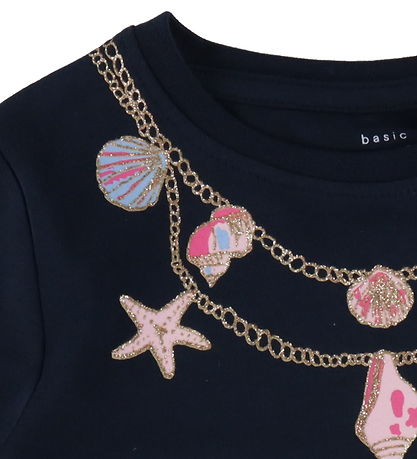 Name It T-shirt - NmfVix - Dark Sapphire/Necklace Name It T-shirt - NmfVix - Dark Sapphire/Necklace