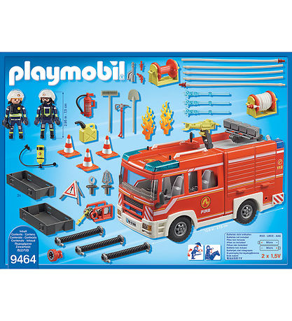 Playmobil City Action - Brandbil - 9464 - 138 Dele
