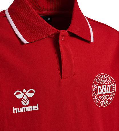 Hummel T-shirt - DBU Gameday Polo - Chili Pepper
