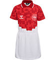 Hummel Kjole - DBU Gameday - Hvid/Chili Pepper Hummel Kjole - DBU Gameday - Hvid/Chili Pepper