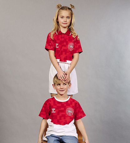 Hummel Kjole - DBU Gameday - Hvid/Chili Pepper Hummel Kjole - DBU Gameday - Hvid/Chili Pepper