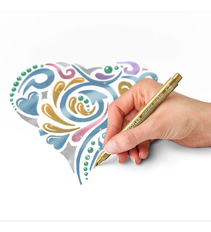 Staedtler Tuscher - 10 stk. - Metallic Calligraphy - 1-2 mm