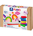 Staedtler FIMO Modellervoks m. Værktøj - Soft - 12 Dele - 9x25 g Staedtler FIMO Modellervoks m. Værktøj - Soft - 12 Dele - 9x25 g