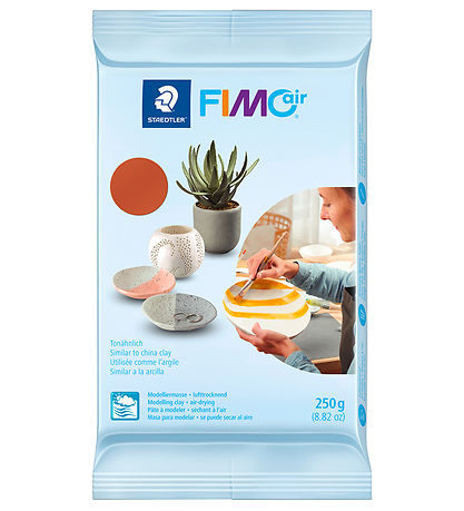 Staedtler FIMO Modellervoks - Air - 250g - Terracotta Staedtler FIMO Modellervoks - Air - 250g - Terracotta