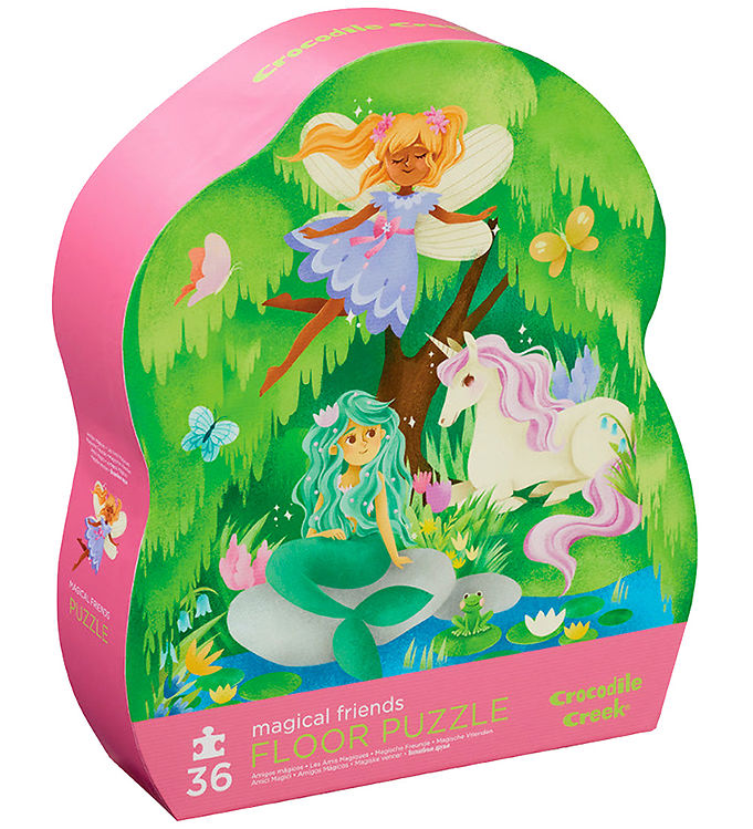 Crocodile Creek Puslespil - 36 Brikker - Magical Friends