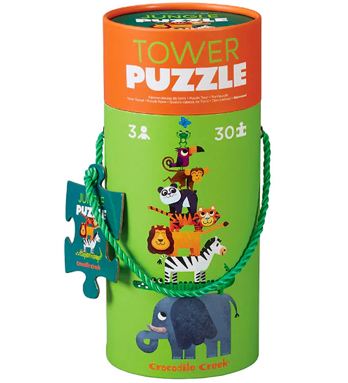 Crocodile Creek Puslespil - 30 Brikker - Jungle