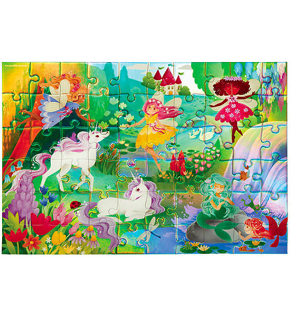 Crocodile Creek Puslespil - 60 Brikker - Magical Friends Crocodile Creek Puslespil - 60 Brikker - Magical Friends