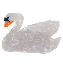 By Stær Hair clip - Swan - 9x5 cm - Light Grey By Stær Hair clip - Swan - 9x5 cm - Light Grey