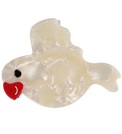 Pince à cheveux By Stær - Perroquet - 9x6 cm - Blanc Cassé