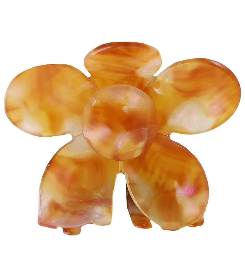 By Stær Haarspange - Adeline - 7 cm - Rust/Cremefarbig - By Stær - One Size - Haarschmuck