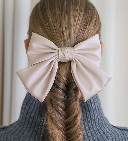 By Stær Hårsløjfe - Julia - 14 cm - Beige