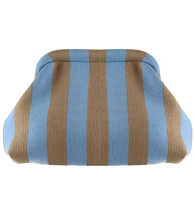 By Stær Taske - Alba Clutch - Lyseblå/Beige Stribet